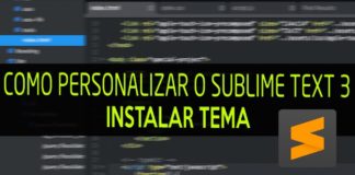 Como personalizar o Sublime Text 3 (Instalar tema)