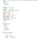 Estrutura de retorno da API