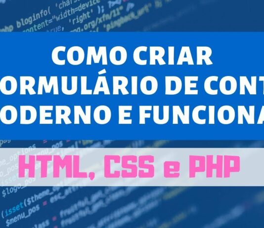 Como criar um formulário de contato MODERNO e FUNCIONAL (HTML, CSS e PHP)