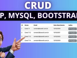 CRUD com PHP, MySQL & Bootstrap 5 (Create, Read, Update, Delete)